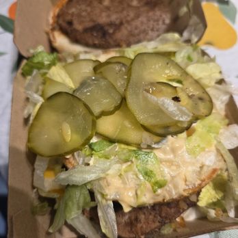 McDonald's - A nasty mess hamburger - Fast Food Near Me - Birmingham, Alabama McDonald's - A nasty mess hamburger - Fast Food Near Me - Birmingham, Alabama