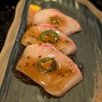 Honō Japanese BBQ - Yellowtail Crudo - Japanese Near Me - Dallas, Texas Honō Japanese BBQ - Yellowtail Crudo - Japanese Near Me - Dallas, Texas