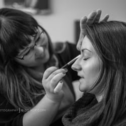 JM Photography - Makeup for engagement session - Image by our Calgary Wedding Photography Studio © 2014 JM Photography