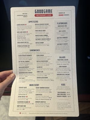 Menu photo 1 Good Game powered by Topgolf Swing Suite Atlanta, GA