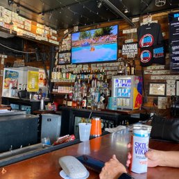 a man sitting at a bar
