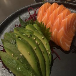 Salmon sashimi