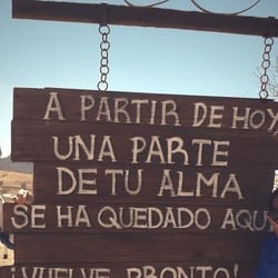 Pueblos del Misterio - Letrero.