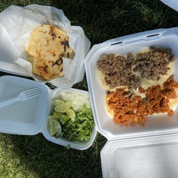 Taqueria La Tapatia - We ordered 1 papusa, 2 al pastor tacos, 2 carne asada tacos, and 1 horchata. Total was $11. - Mexican Near Me - Ogden, Utah Taqueria La Tapatia - We ordered 1 papusa, 2 al pastor tacos, 2 carne asada tacos, and 1 horchata. Total was $11. - Mexican Near Me - Ogden, Utah