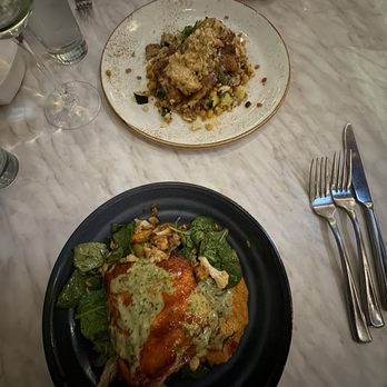 Kitchen Social - Miso salmon and crab-stuffed cod - Cocktail Bars Near Me - Columbus, Ohio