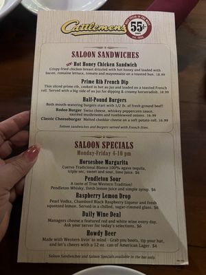 Menu photo 1 Cattlemens Rancho Cordova, CA Menu photo 1 Cattlemens Rancho Cordova, CA
