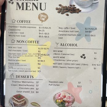 Eaton Cafe - Drinks menu - Ramen Near Me - Queens, New York