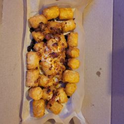 Domino's Pizza - "Loaded" Cheddar bacon tots.
