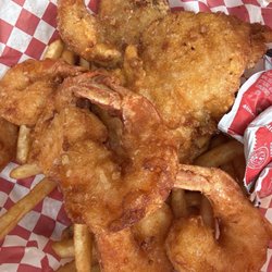 Fish and Shrimp combo.