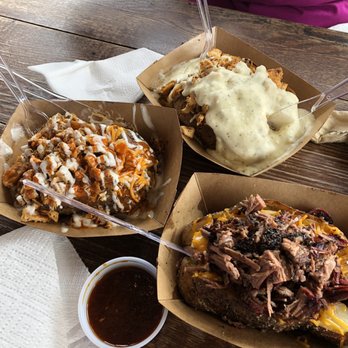 Every-Bellies - Buffalo potato, Alfredo potato, Tejas potato - Food Trucks Near Me - Tomball, Texas