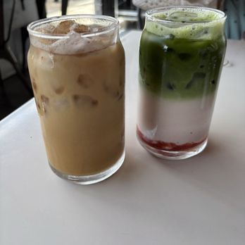 Zuzu’s Petals - Cinnagave Shaken Espresso and Strawberry Pistachio Matcha - Breakfast & Brunch Near Me - Long Beach, California Zuzu’s Petals - Cinnagave Shaken Espresso and Strawberry Pistachio Matcha - Breakfast & Brunch Near Me - Long Beach, California