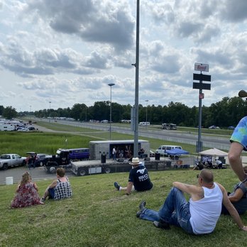 Dragway 42 - Stage for the band - West Salem, Ohio Dragway 42 - Stage for the band - West Salem, Ohio