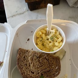 Rye Turkey with Bacon and Avocado & Mac & Cheese
