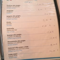 La Grotta Azurra - Pescados