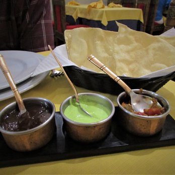 Mother India - Papadum with sauces - Indian Near Me - Rome, RM Mother India - Papadum with sauces - Indian Near Me - Rome, RM
