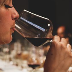 VinoRoma Wine Studio & Social Club - Guest tasting wine