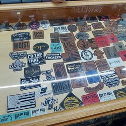 Crazy Kat Design - Custom industrial grave Velcro and iron-on engraved patches