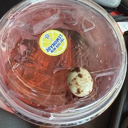 Every drink has a chocolate covered espresso bean on top!