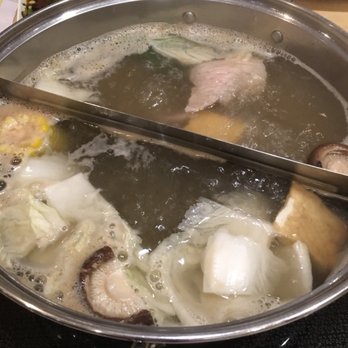 Shabu-Zen - Pork broth for both sides - Japanese Near Me - Allston, Massachusetts Shabu-Zen - Pork broth for both sides - Japanese Near Me - Allston, Massachusetts