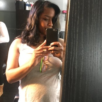 Fabstylist - After she flat ironed and styled - Hair Stylists Near Me - Brooklyn, New York