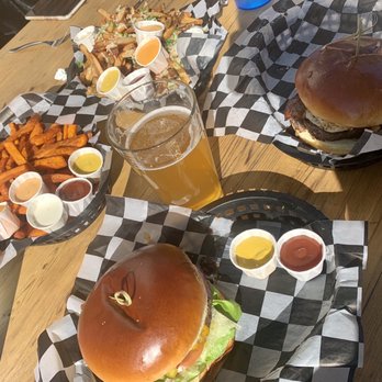 Dempsey's Burger Pub - Sweet potato fry basket, truffle fry basket, egg burger and house burger - Burgers Near Me - Wichita, Kansas Dempsey's Burger Pub - Sweet potato fry basket, truffle fry basket, egg burger and house burger - Burgers Near Me - Wichita, Kansas