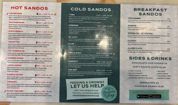 Menu photo 1 Ghost Sando Shop Huntington Beach, CA Menu photo 1 Ghost Sando Shop Huntington Beach, CA
