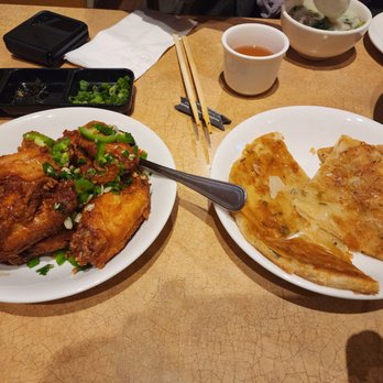 Porridge & Things - Wings and onion pancake - Chinese Near Me - Millbrae, California Porridge & Things - Wings and onion pancake - Chinese Near Me - Millbrae, California