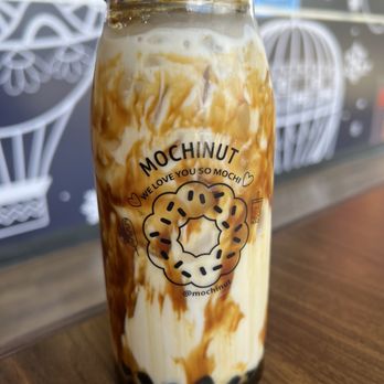 Mochinut - Black sugar boba drink (24oz) - Donuts Near Me - Houston, Texas Mochinut - Black sugar boba drink (24oz) - Donuts Near Me - Houston, Texas
