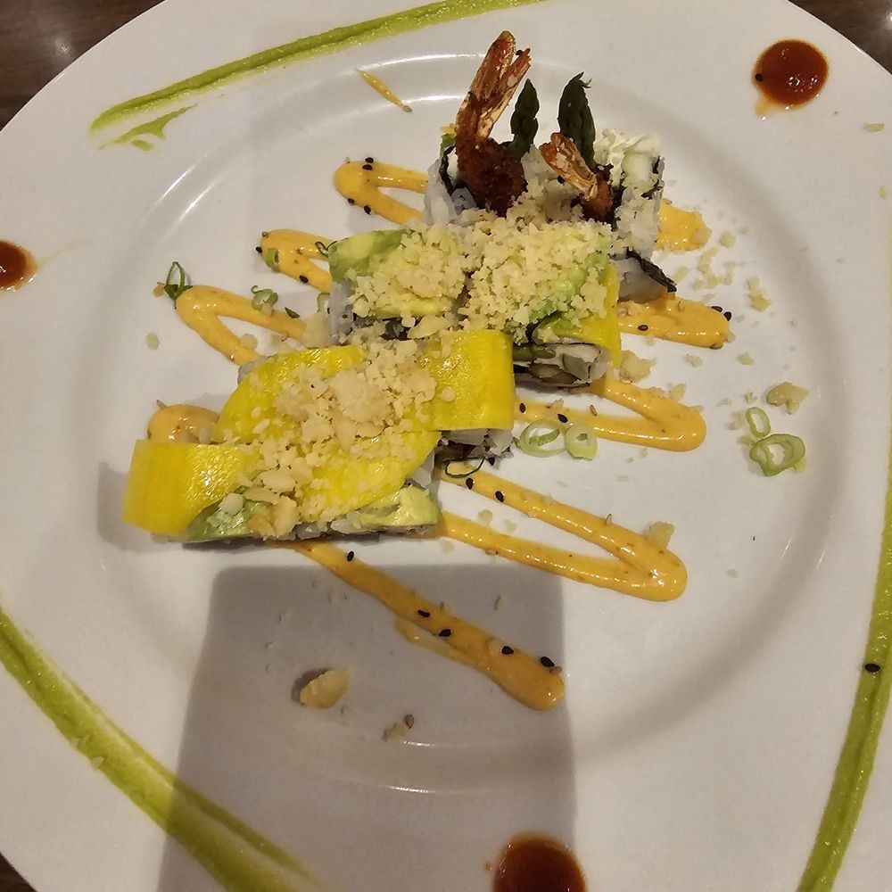 Samurai Blue - Hawaiian Roll ($15) - Sushi Bars Near Me - Tampa, Florida Samurai Blue - Hawaiian Roll ($15) - Sushi Bars Near Me - Tampa, Florida