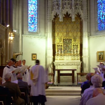 Grace Cathedral - Evensong Choir at the Chapel inside the Cathedral - Churches Near Me - San Francisco, California