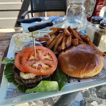 Ragged Rocks Gastropub - Moose burger (deconstructed at our request) - Gastropubs Near Me - Bonavista, Newfoundland and Labrador Ragged Rocks Gastropub - Moose burger (deconstructed at our request) - Gastropubs Near Me - Bonavista, Newfoundland and Labrador