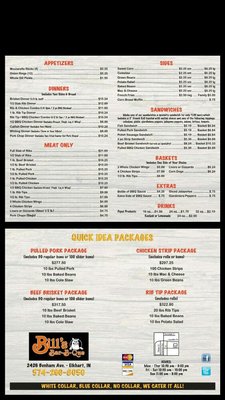 Menu photo 5 Bill's Bar-B-Que Elkhart, IN Menu photo 5 Bill's Bar-B-Que Elkhart, IN