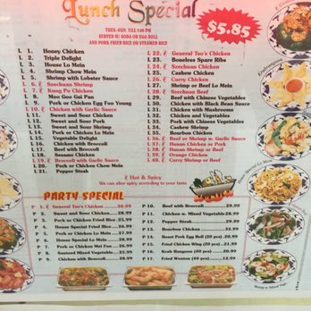 China Wok - Front side of menu - Chinese Near Me - Tarpon Springs, Florida China Wok - Front side of menu - Chinese Near Me - Tarpon Springs, Florida