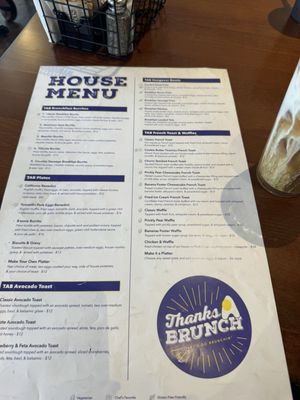 Menu photo 3 Thanks A Brunch Mesa, AZ