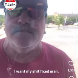 Mid Atlantic Fire Protection - This is the man that verbally and was trying to physically attack the employees at the cellphone store.