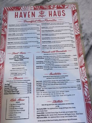 Menu photo 4 Haven Haus Cafe La Verne, CA Menu photo 4 Haven Haus Cafe La Verne, CA