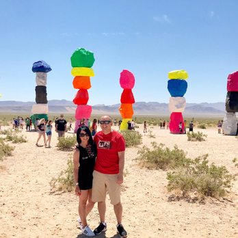 Seven Magic Mountains - Public Art Near Me - Las Vegas, Nevada