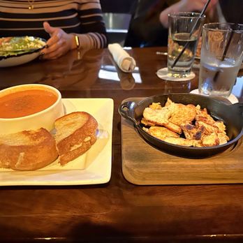Bosscat Kitchen & Libations - Heirloom Tomato Bisque w/ a side of Grilled Chicken - New American Near Me - Houston, Texas