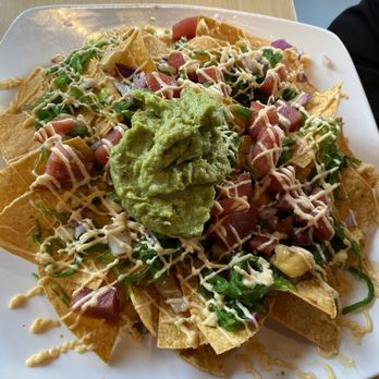 Tipsy Beans Cafe - Tuna Nachos - Bars Near Me - Williamsburg, Virginia