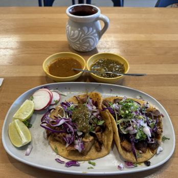 SeD Cocina - Al pastor & asada tacos, red & green salsa, & coffee de la olla. - Mexican Near Me - Montclair, California