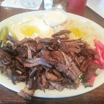 Afrah Restaurant - Beef Shawarma with Hummus and Baba Ghannouj! - Mediterranean Near Me - Richardson, Texas Afrah Restaurant - Beef Shawarma with Hummus and Baba Ghannouj! - Mediterranean Near Me - Richardson, Texas
