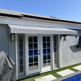 Finished job using sunbrella fabric. Finished job using sunbrella fabric.