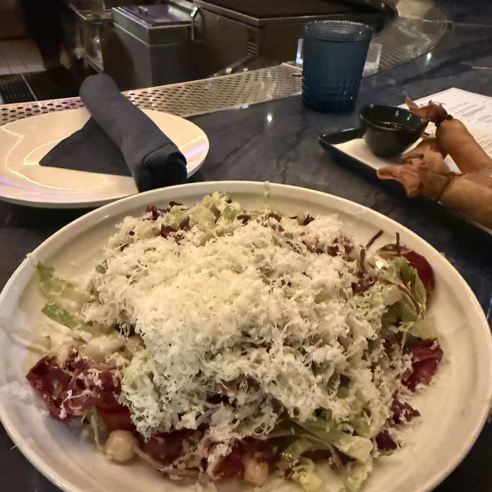 Lana - chopped salad and shrimp spring rolls - American Near Me - Solana Beach, California