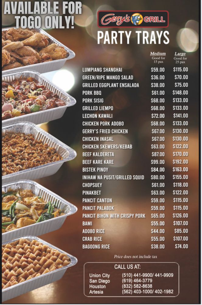 GERRY’S GRILL 2670 Photos & 1181 Reviews 11710 South St, Artesia