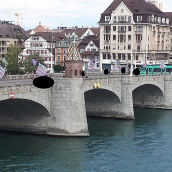 Mittlere Brücke - Mittlere Brucke most Sehenswürdigkeit pamiatka Basel - Landmarks & Historical Buildings Near Me - Basel, BS