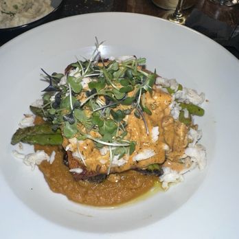 Chefs Kitchen and Cocktails - Blackened Salmon w/crab meat - Cocktail Bars Near Me - Norfolk, Virginia Chefs Kitchen and Cocktails - Blackened Salmon w/crab meat - Cocktail Bars Near Me - Norfolk, Virginia