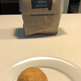 Phil's Icehouse - mini-Crestview (chili cheeseburger topped with chili, cheddar cheese, sliced onions-no mustard)! [plated at home] - Burgers Near Me - Austin, Texas