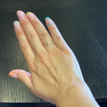Nail's Paradise and Spa - Another photo of gel nails by Theresa 6/8/2022 - Nail Salons Near Me - San Diego, California