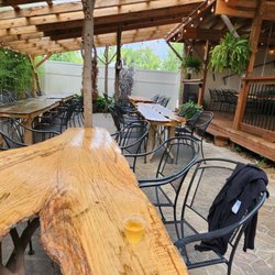 Renaissance Wine Garden - Love the tables!