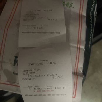 Farmer Boys - I got receipts of actual purchase - Breakfast & Brunch Near Me - Los Angeles, California Farmer Boys - I got receipts of actual purchase - Breakfast & Brunch Near Me - Los Angeles, California